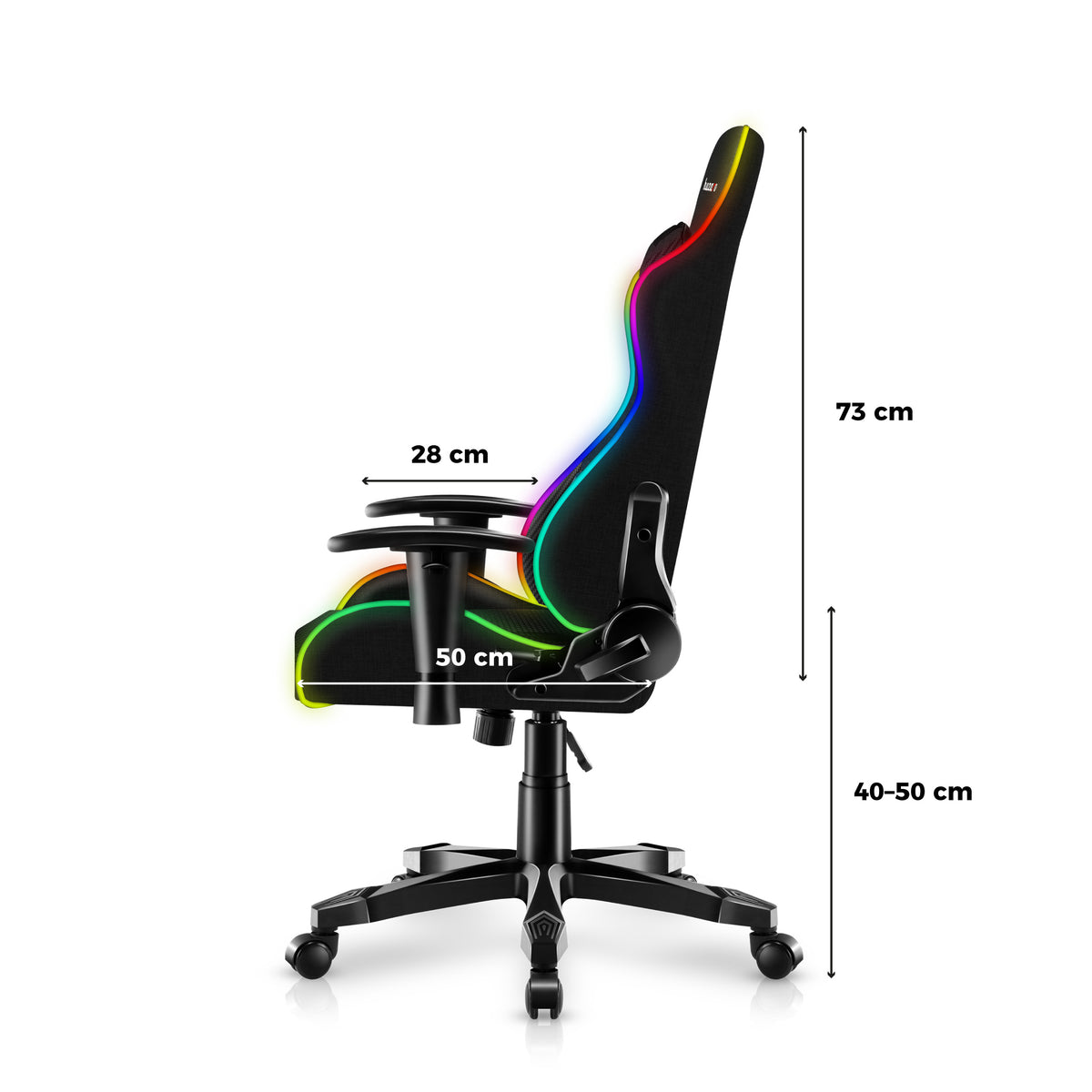 Poltrona da gaming per bambini HUZARO RANGER 6.0 RGB Mesh