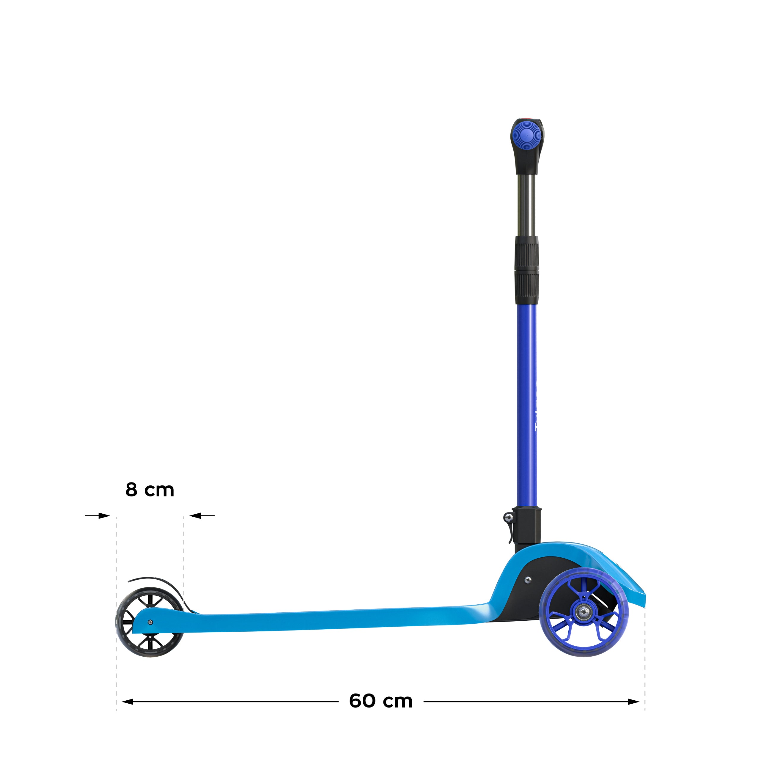 Monopattino a bilanciamento con luci LED Tulano Rookie 25 Turquise