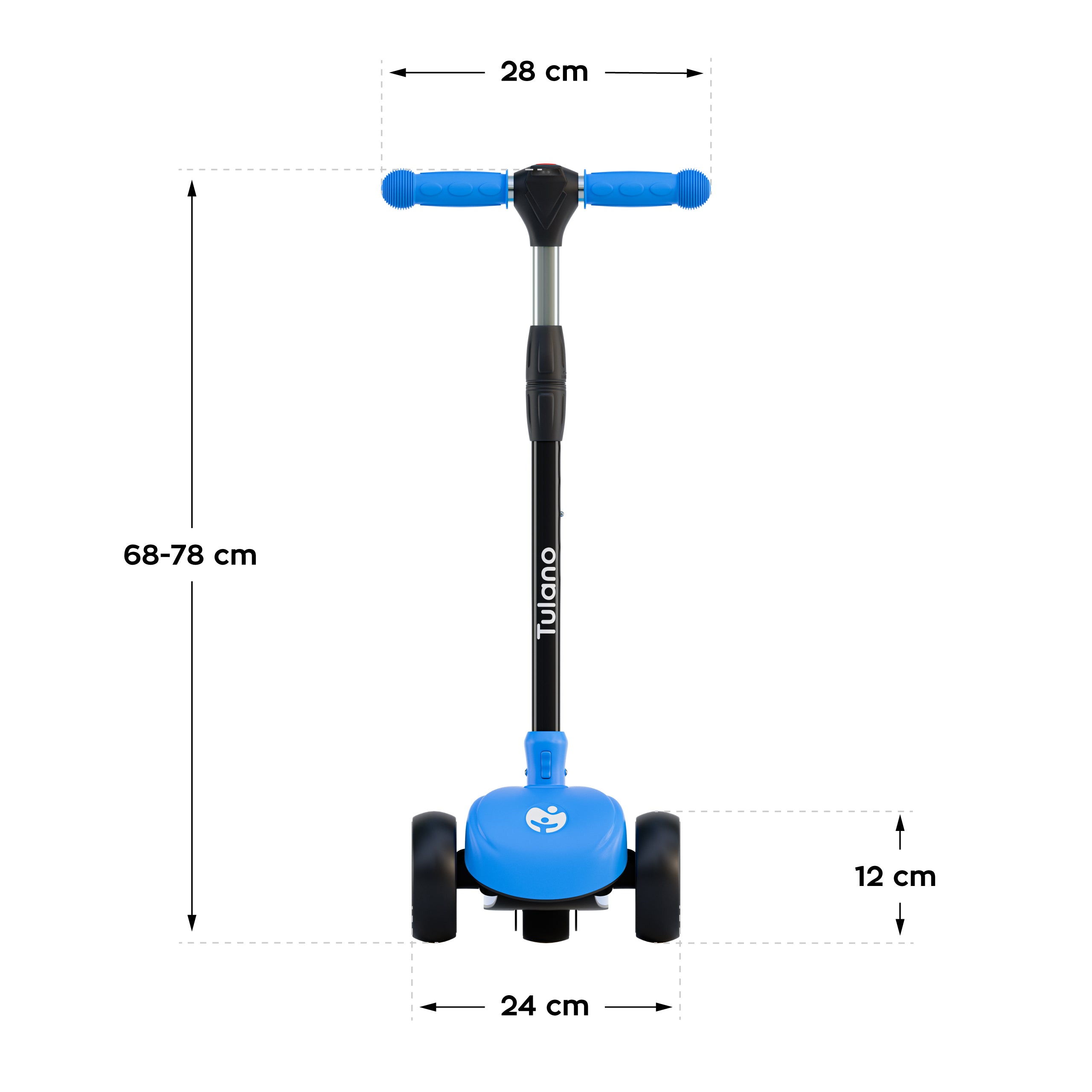 Monopattino a bilanciamento per bambini LED Rookie 15 Blue