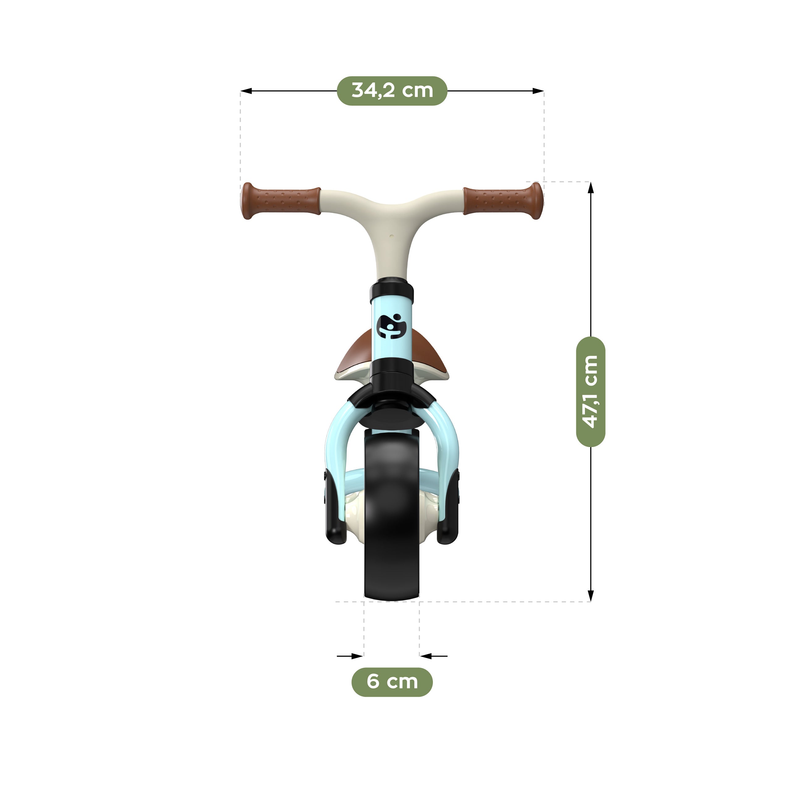 Bicicletta senza pedali Tulano Scout 15 Blue