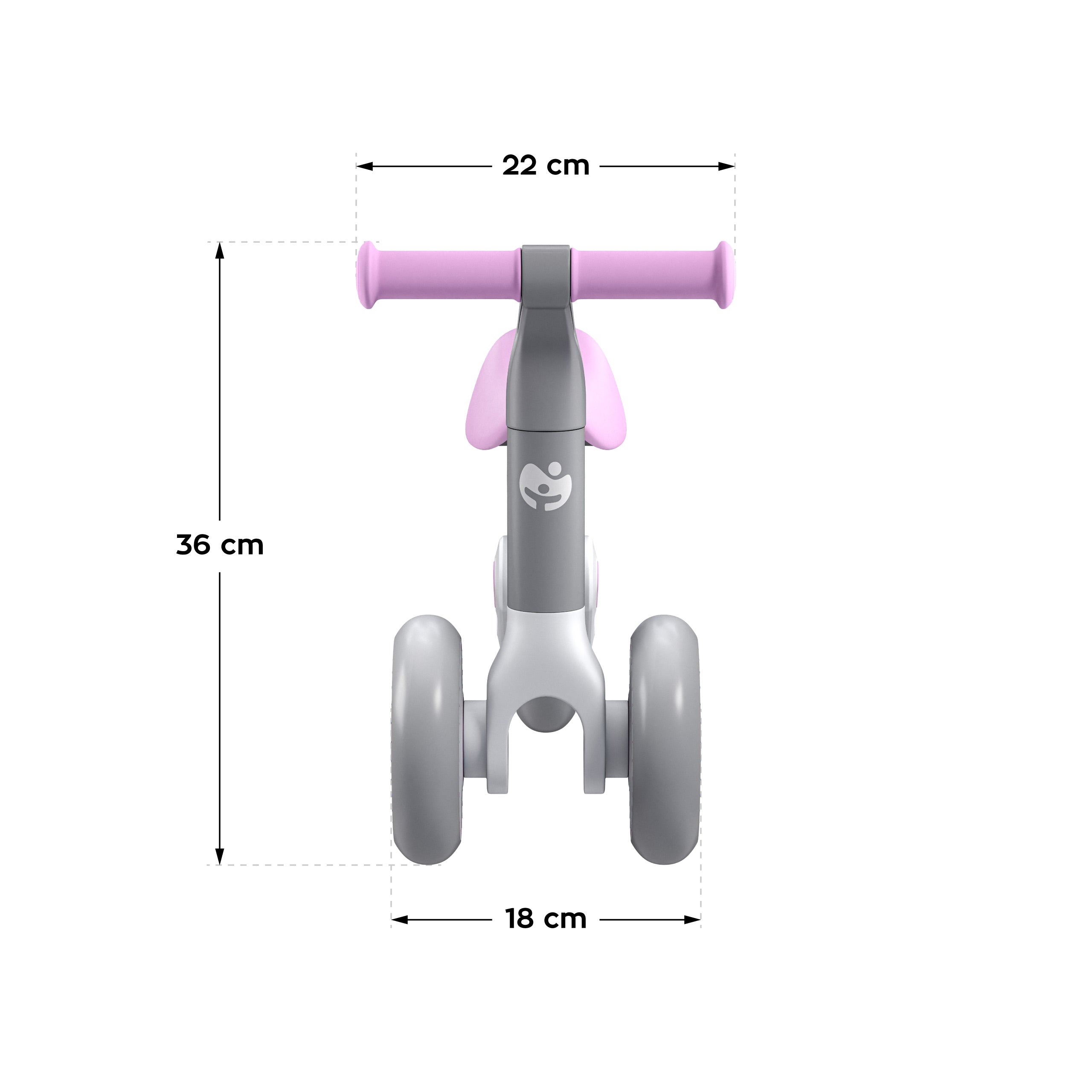 Bicicletta senza pedali TULANO Scout 20 Pink
