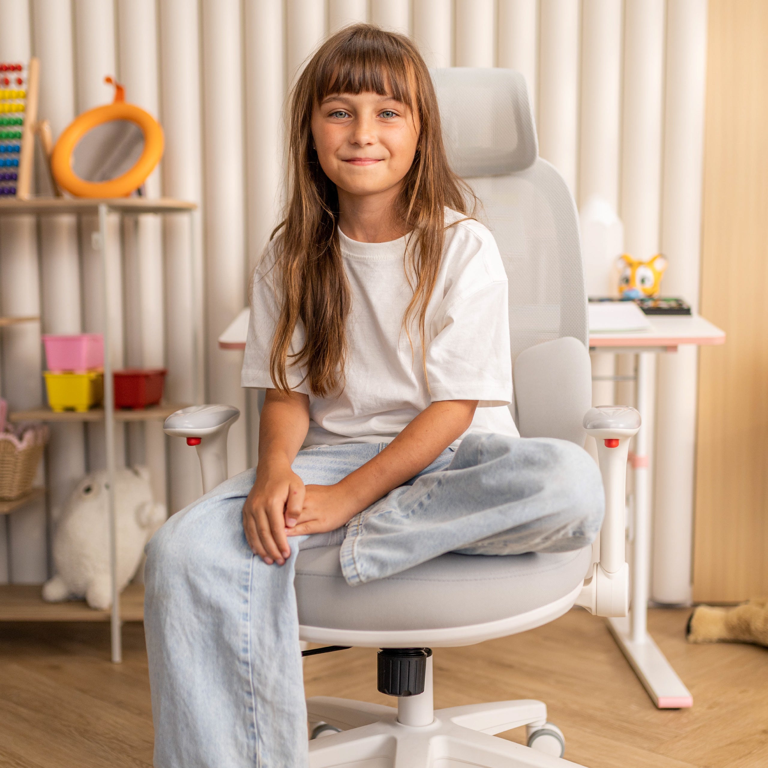 Poltrona ergonomica per bambini Mark Adler Junior 6.3 Grey