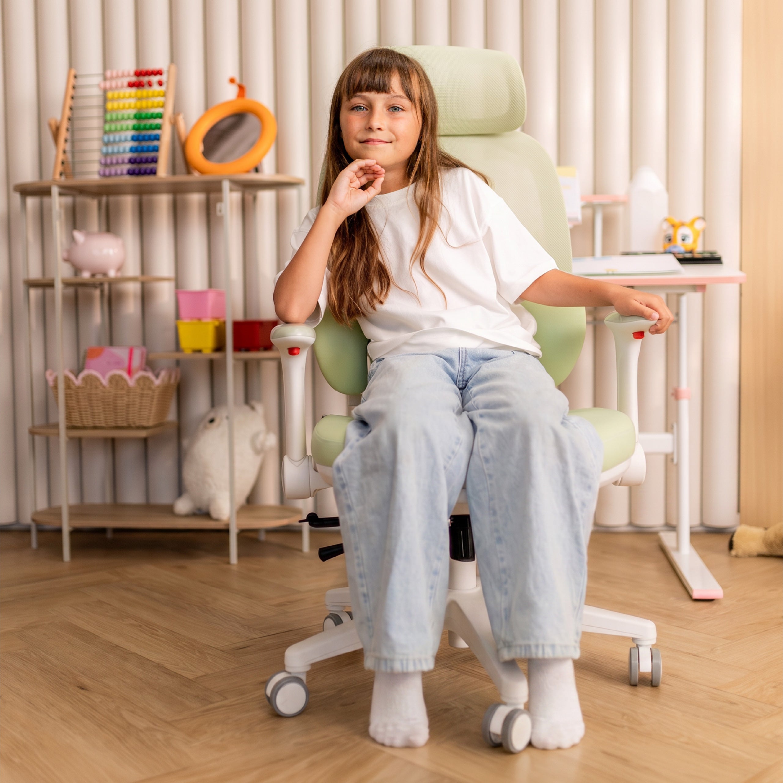 Poltrona ergonomica per bambini Mark Adler Junior 6.3 Green