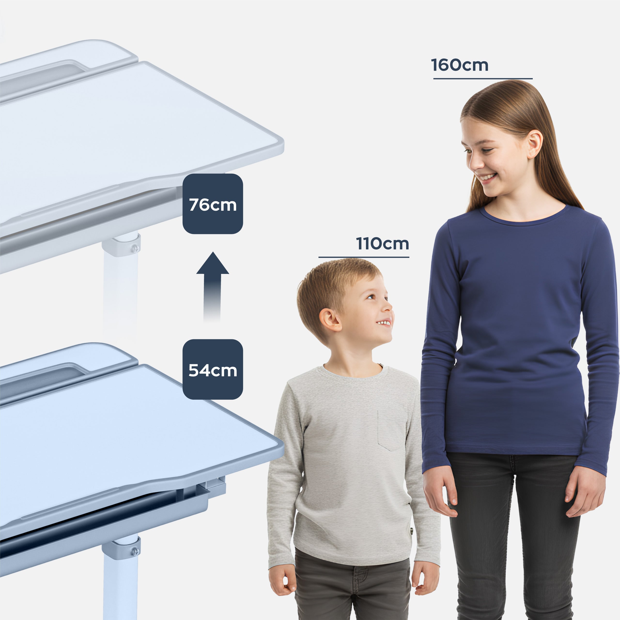 Scrivania ergonomica per bambini Mark Adler Study 3.0 66 cm