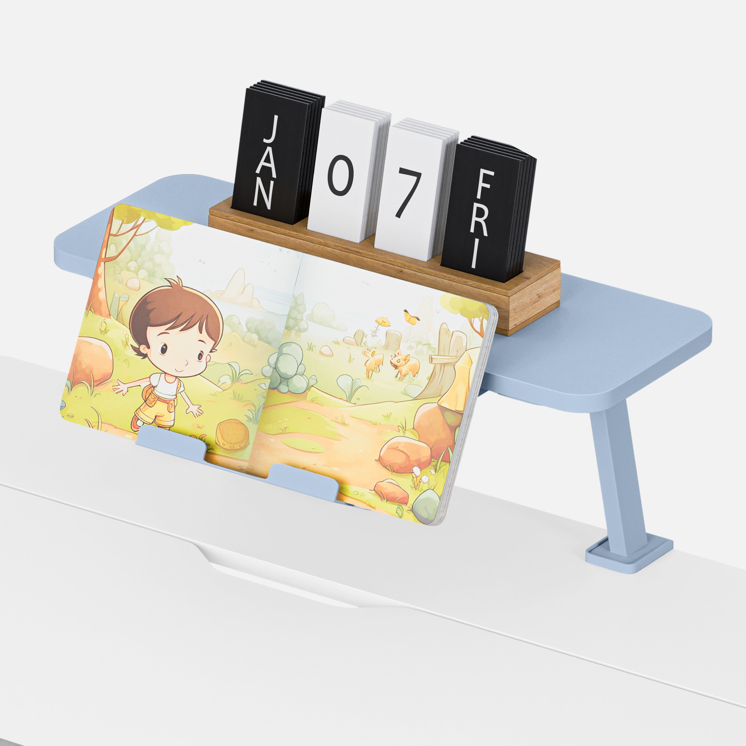 Scrivania per bambini regolabile Mark Adler Study 3.7 Grey 90 cm