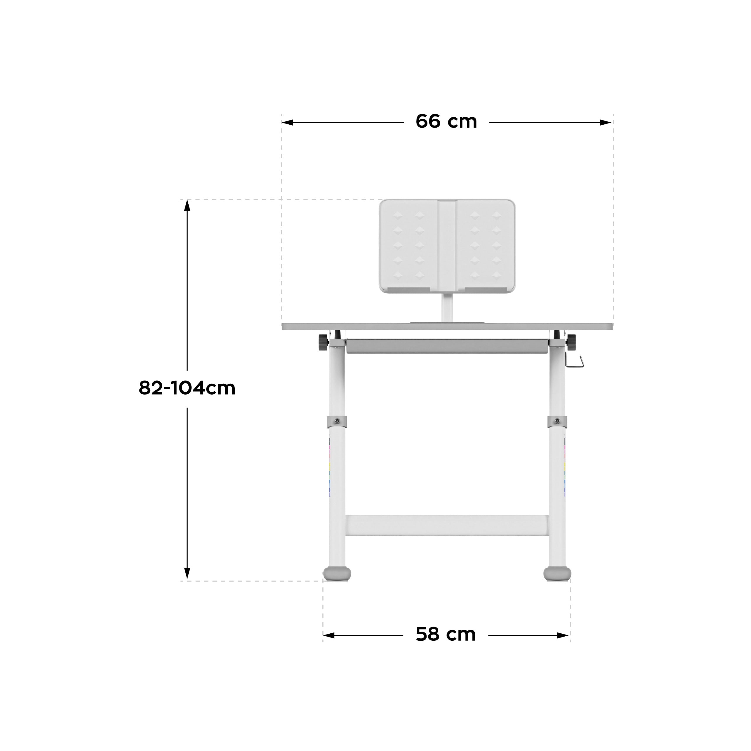 Scrivania ergonomica per bambini Mark Adler Study 3.0 66 cm