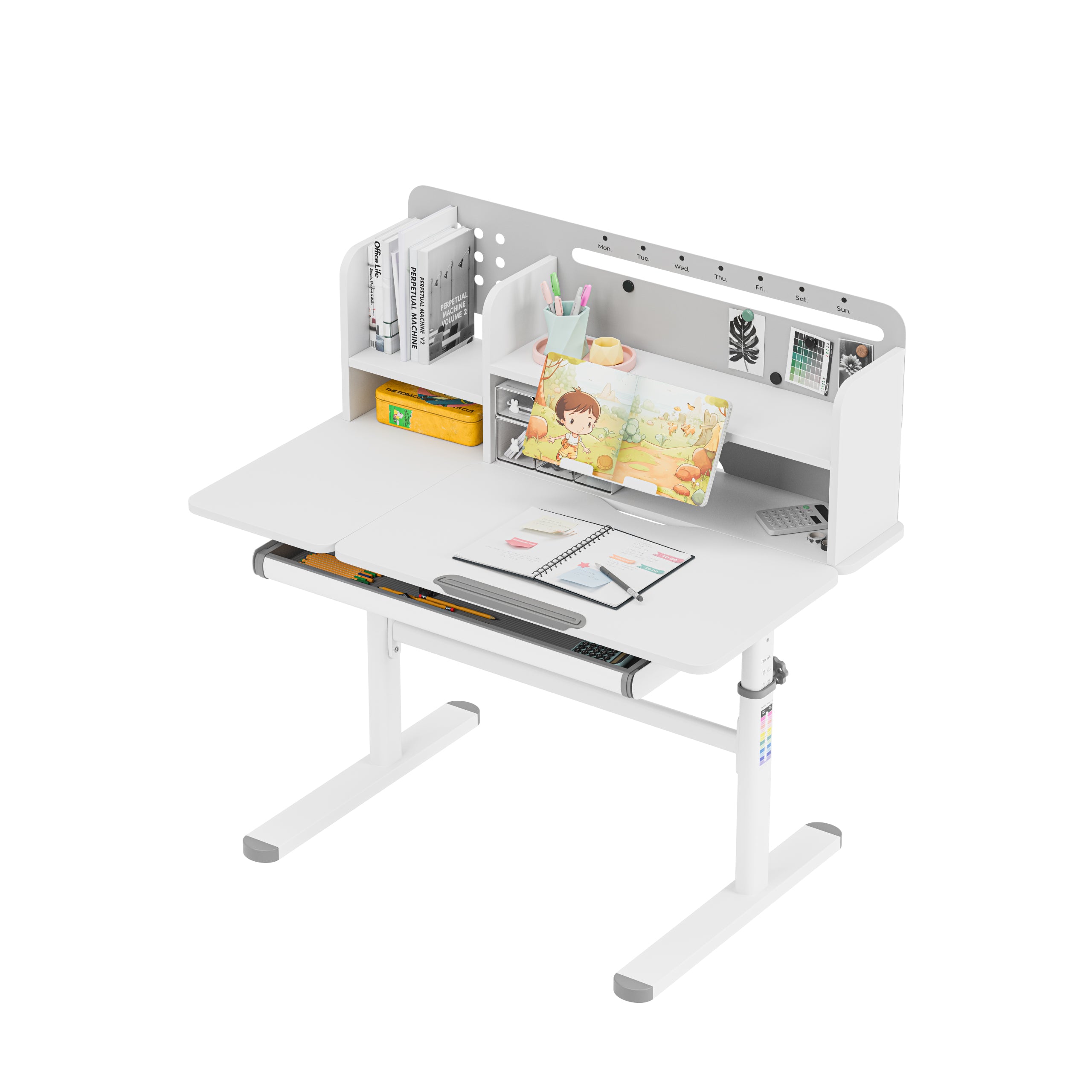 Scrivania per bambini Mark Adler Study 5.7 Grey 100 cm