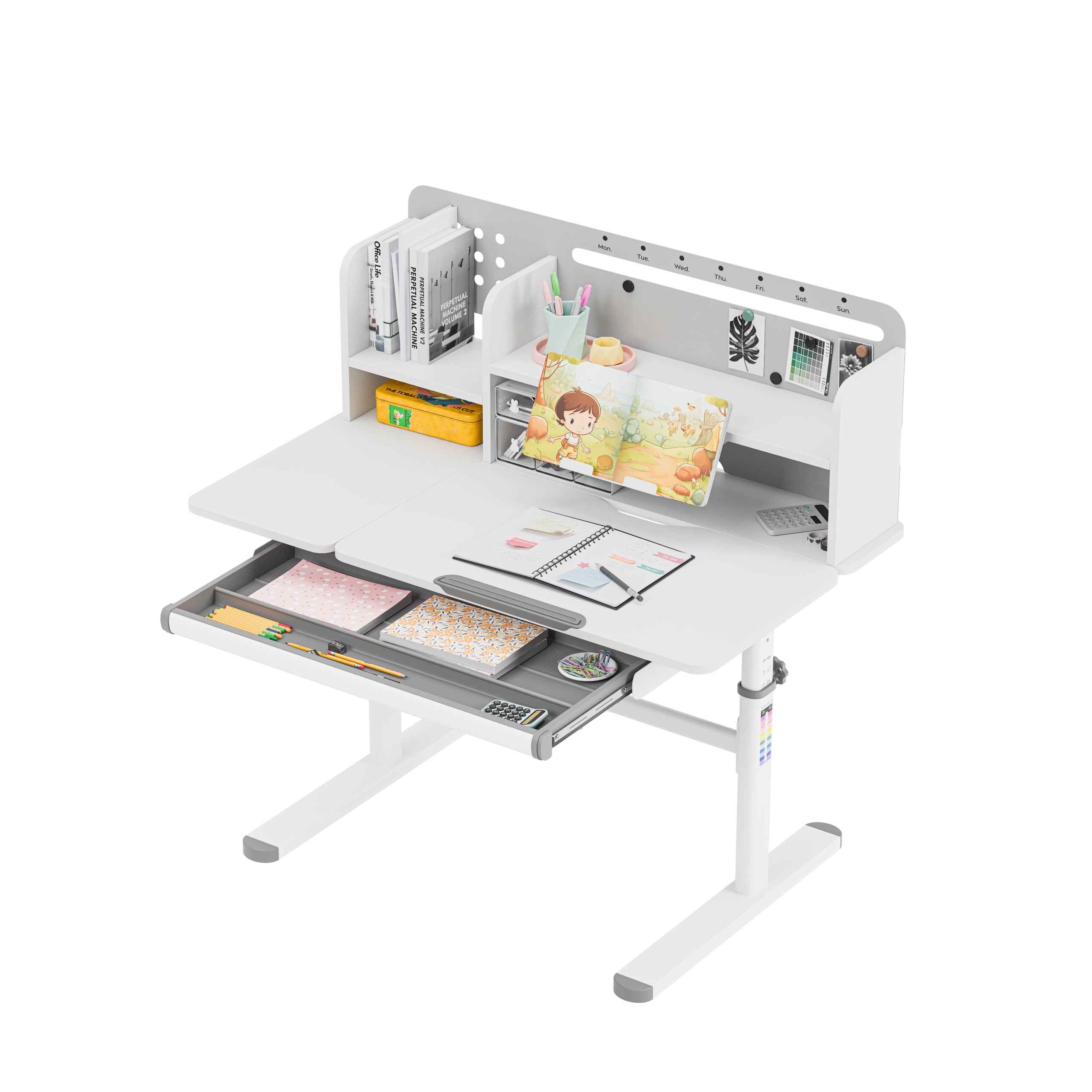 Scrivania per bambini Mark Adler Study 5.7 Grey 100 cm