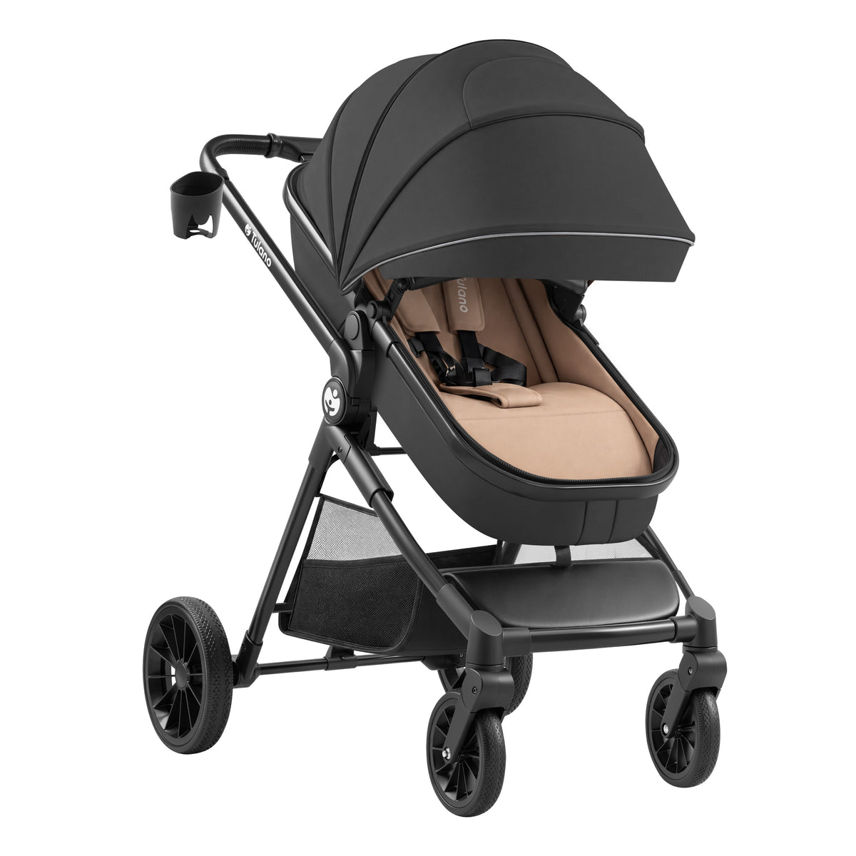 Passeggino multifunzione per bambini 2 in 1 Toledo 35 Black