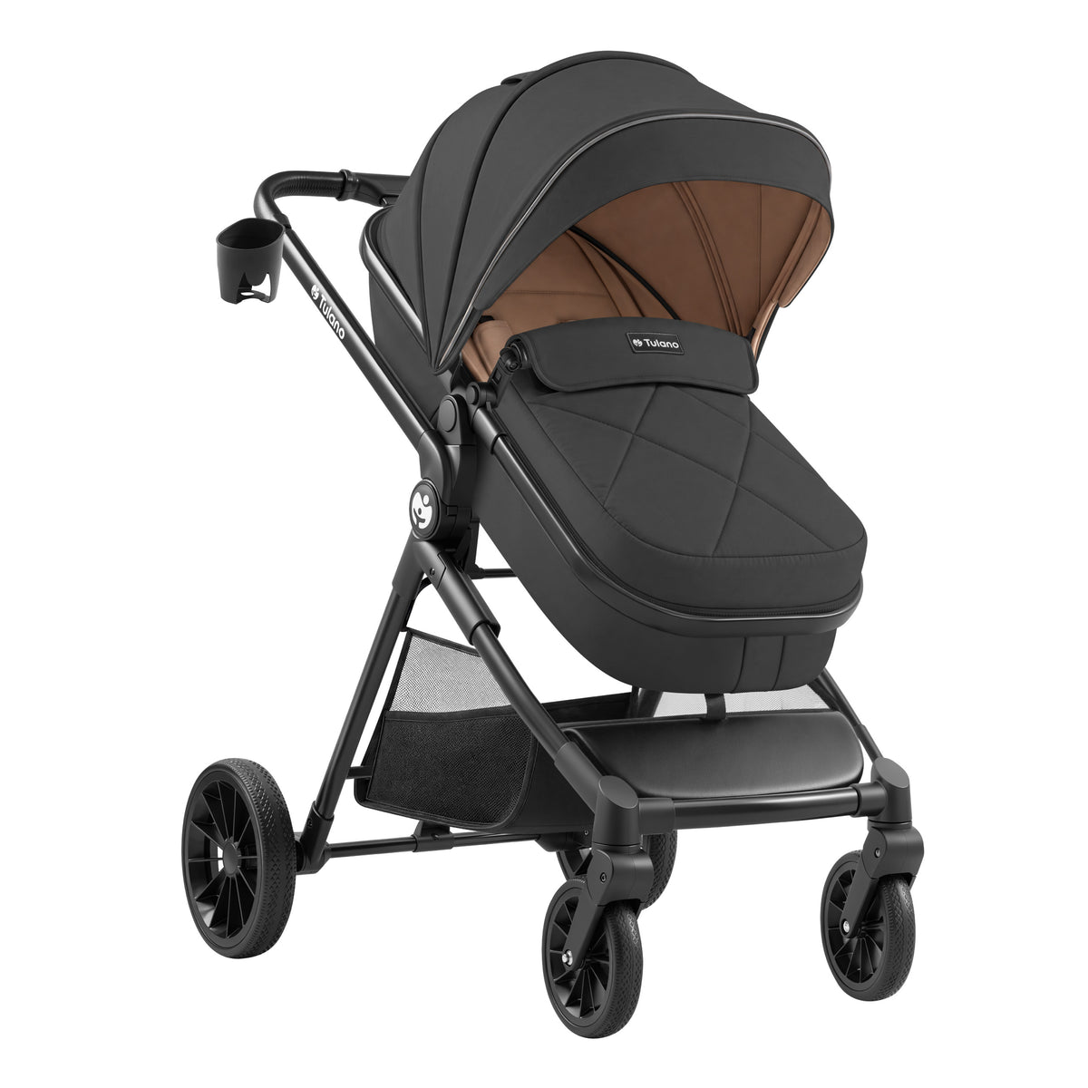Passeggino multifunzione per bambini 2 in 1 Toledo 35 Black
