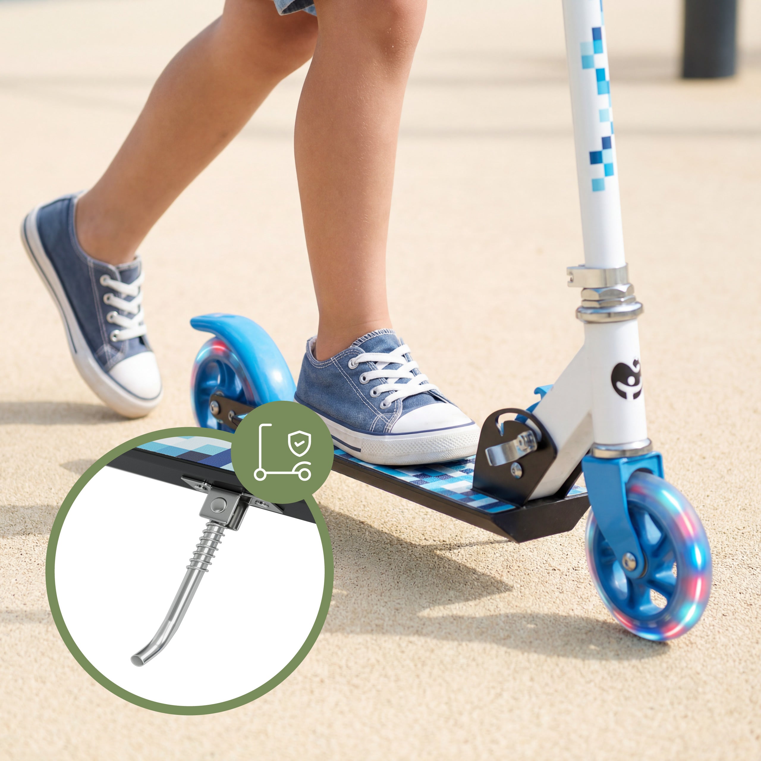 Monopattino per bambini Tulano Zigzag 35 Blue