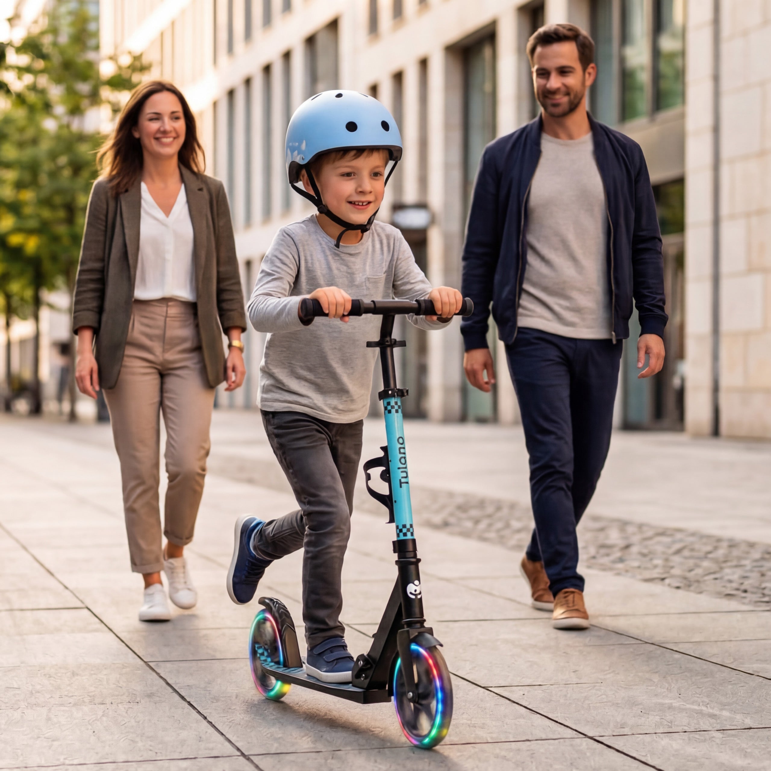 Monopattino per bambini Tulano Zigzag 45 Blue