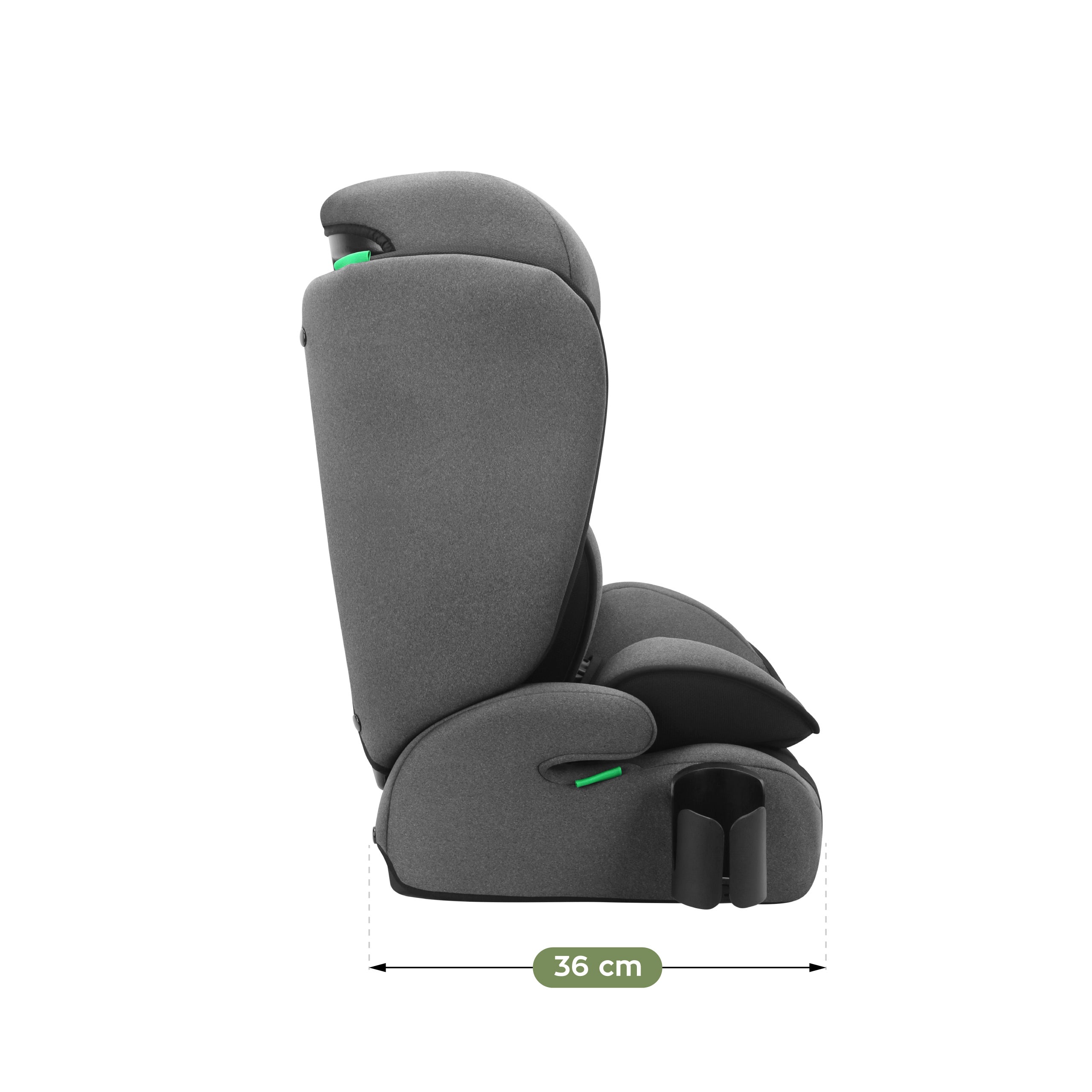 Seggiolino auto Tulano Zooma 25 Grigio - Nero 76-150 cm I-Size
