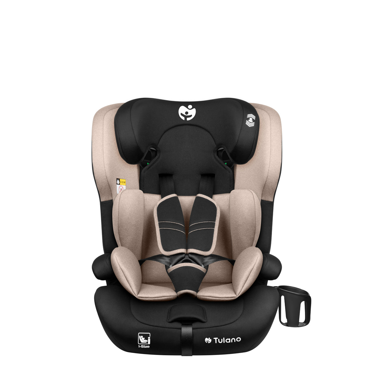 Seggiolino auto per bambini Tulano 76-150 cm Zooma 45 Beige I-Size