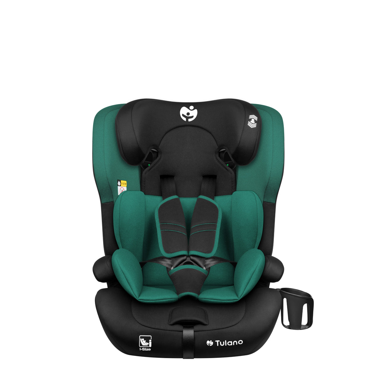 Seggiolino auto per bambini Tulano 76-150 cm Zooma 45 Green I-Size