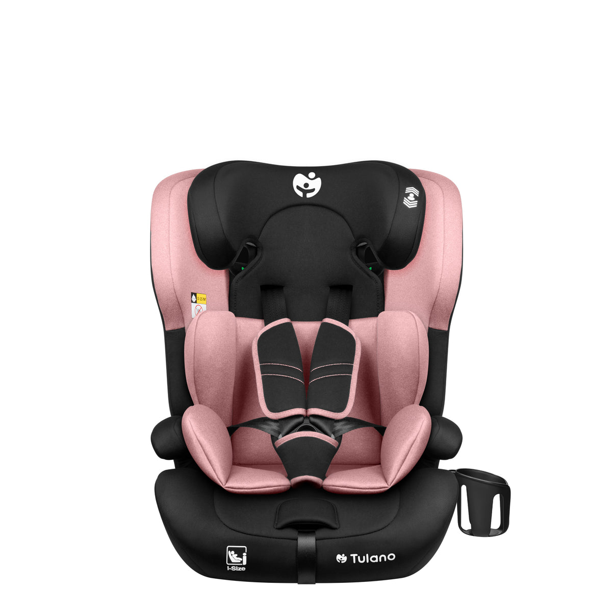 Seggiolino auto per bambini Tulano 76-150 cm Zooma 45 Pink I-Size