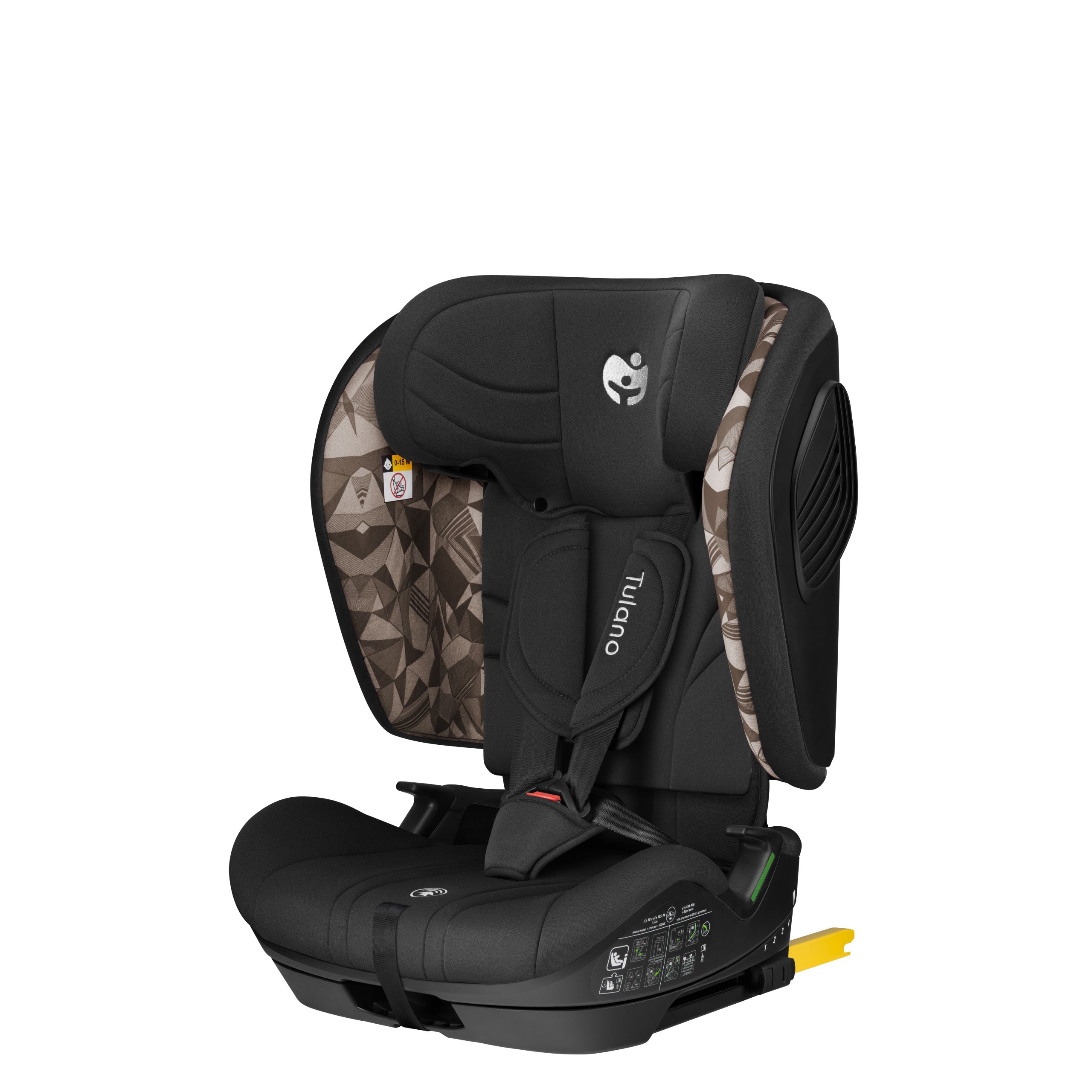 Fotelik samochodowy Tulano 76-105 cm Zooma 55 Black-Taupe