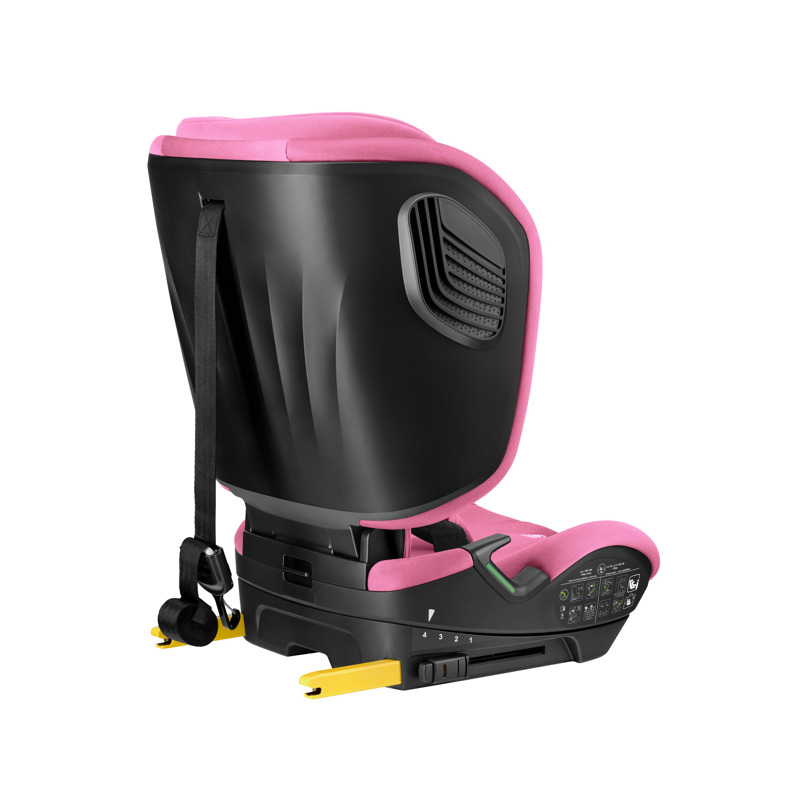 Fotelik samochodowy Tulano 76-105 cm Zooma 55 Soft Pink