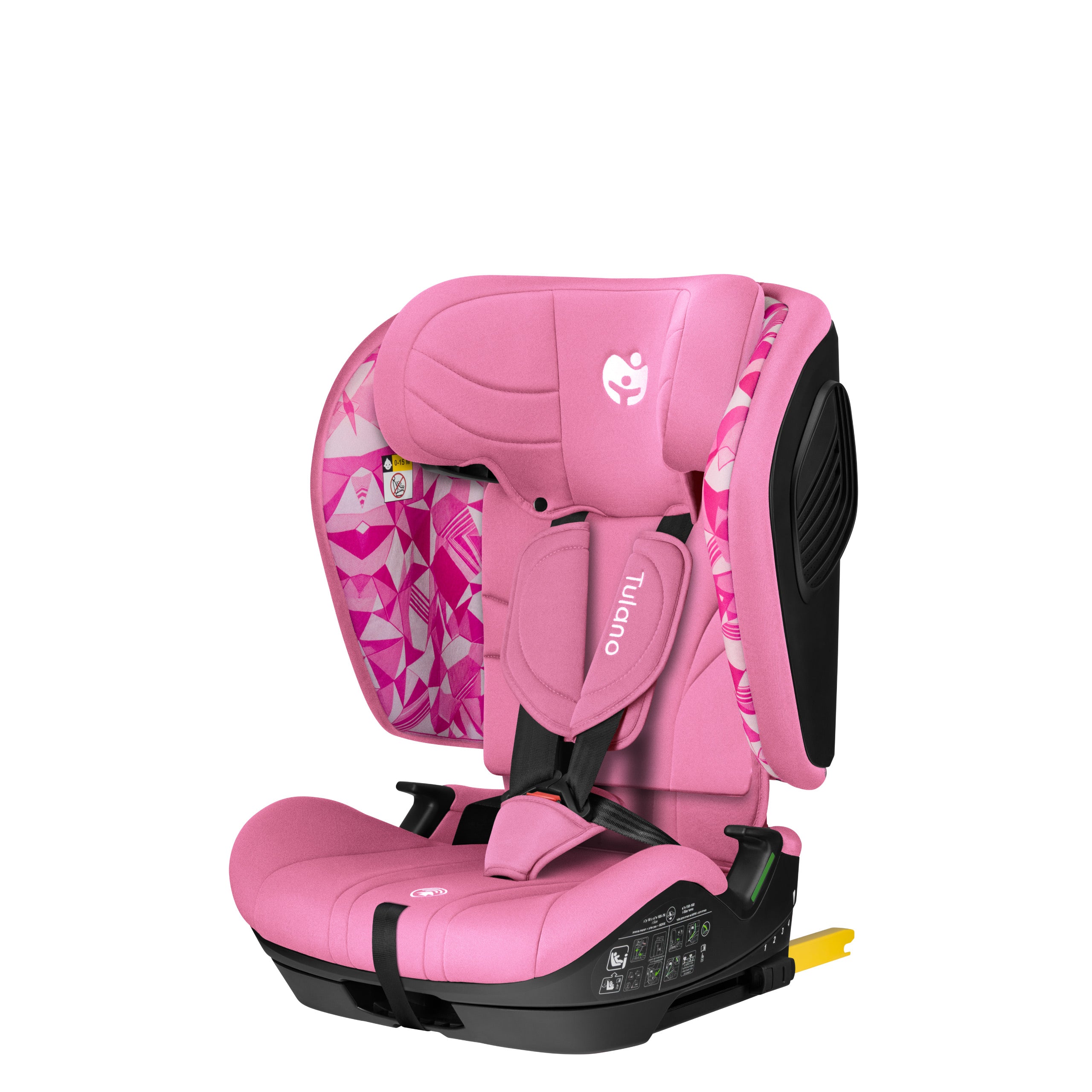 Fotelik samochodowy Tulano 76-105 cm Zooma 55 Soft Pink